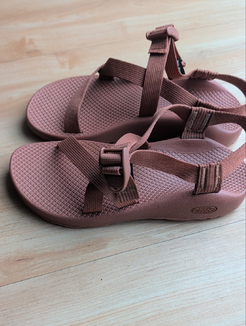 Chaco Women's Strappy Sandals in Brick Color  7 - Picture 2 of 5